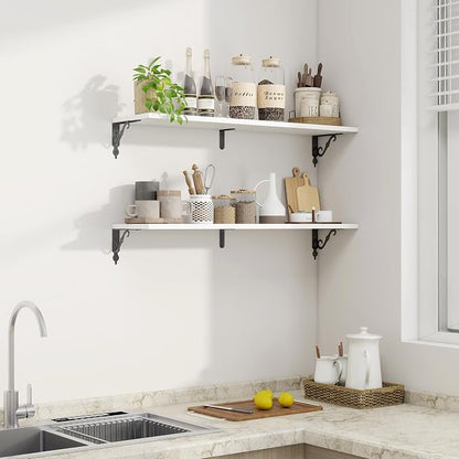 Fun Memories 36 Inches Floating Shelves, Rustic Long Wall Shelves, 8 Inch Deep - Image 5