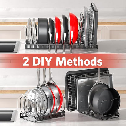 ORDORA Pots and Pans Organizer under Cabinet - Image 5