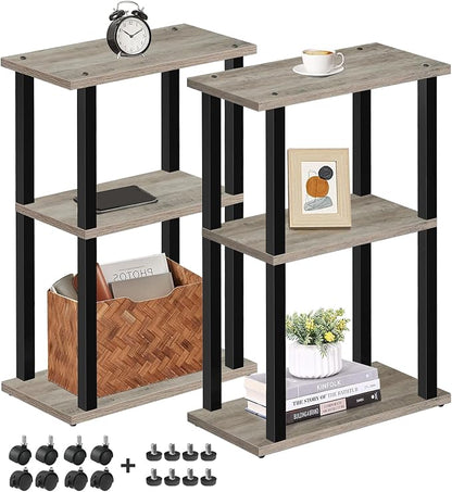TUTOTAK Small Side Table, Narrow End Table, Bedside Table, Couch Side Table by ChoosetutotakFurnitureBuildYourCozyHome
