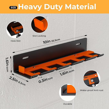 Air Tool Holder, Air Tool Rack for Garage Walls and Tool Cart Storage - Image 2