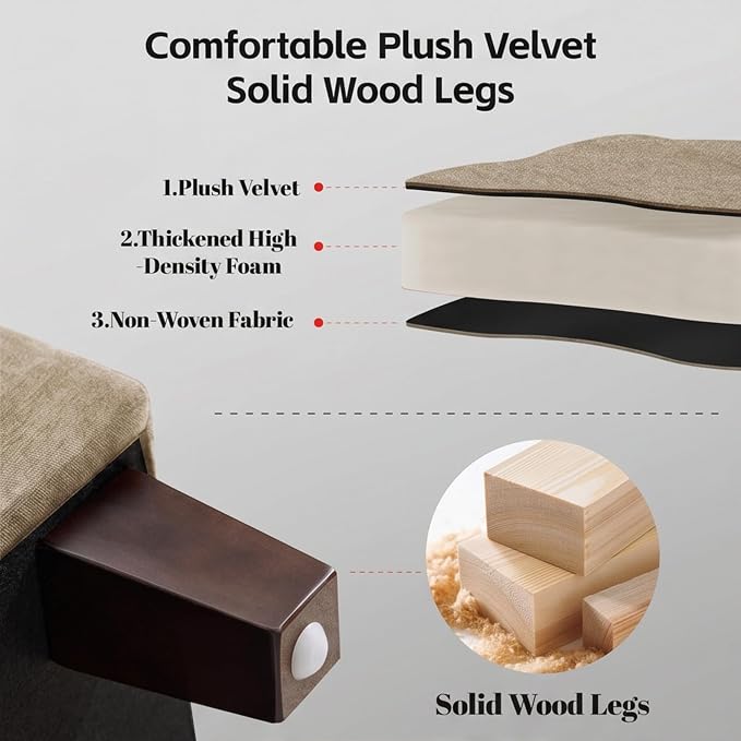 GENTEACO 45" Storage Ottoman Bench - Image 6