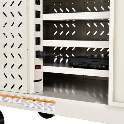Global Industrial Mobile Storage & Charging Cart, 24 Laptop & Chromebook Device - Image 6