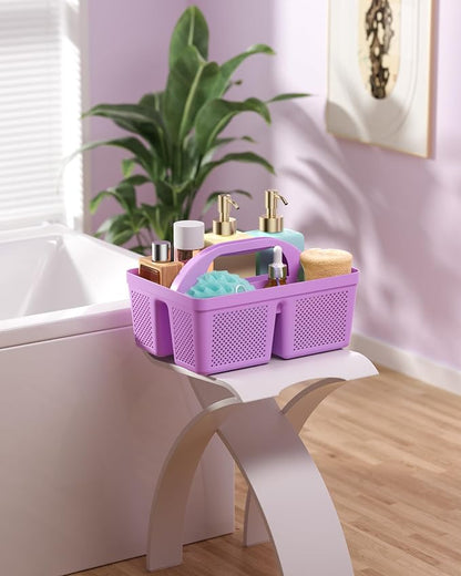 4 Pack Portable Shower Caddy, Integrated Handle, Reinforced Plastic, Organizer - Image 9