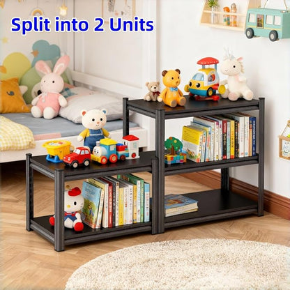 5-Tier Slim Metal Shelving Unit, Adjustable Narrow Standing Shelf - Image 6
