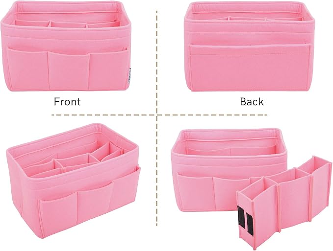 Vercord Felt Purse Organizer Handbag Insert Liner Shaper Bag in Bags - Image 2