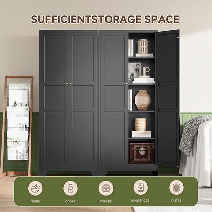 Letaya 75" H Metal Storage Cabinet - Image 4