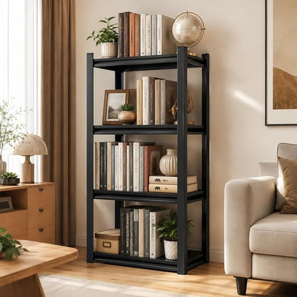 Heavy Duty Metal Bookshelf Adjustable Storage Shelving Unit by PRESTELION