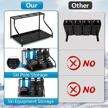 Ski Storage Rack-Holder Garage - Image 4