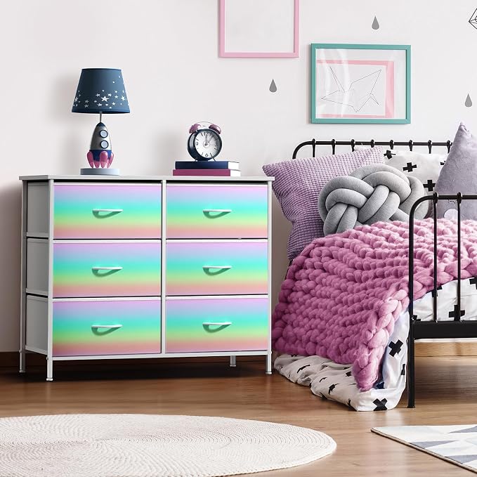 Sorbus Dresser with 6 Drawers - Image 2