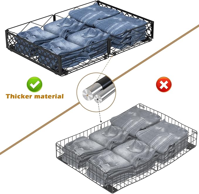 NADAMOO Under Bed Storage with Wheels, 1 Pack Rolling Under Bed Storage - Image 5