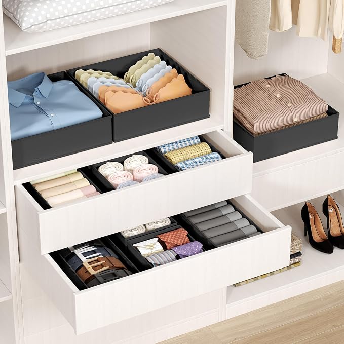 DIMJ Drawer Organizer Clothes - Image 5