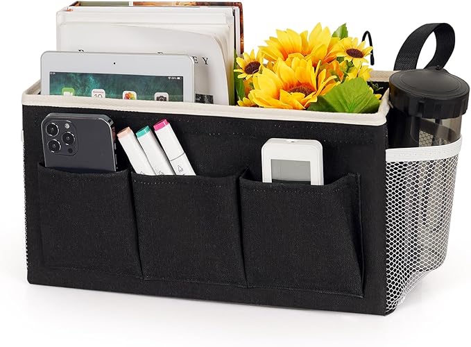 Bedside Storage Caddy/Bedside Hanging Storage Bag by Ozzptuu