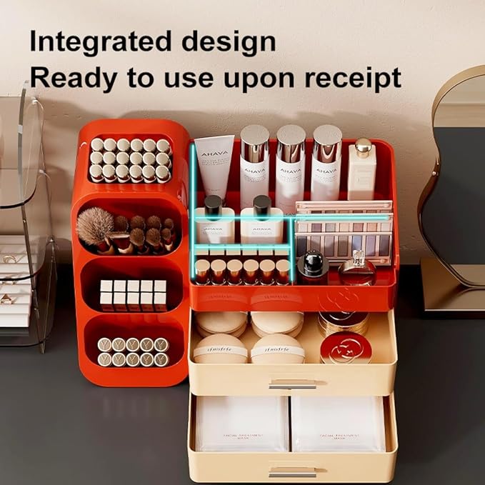 Makeup Organizer with Drawers, Large Capacity Countertop Organizer - Image 6