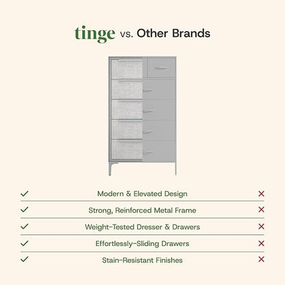 tinge Naima Premium Fabric Dresser - Image 9