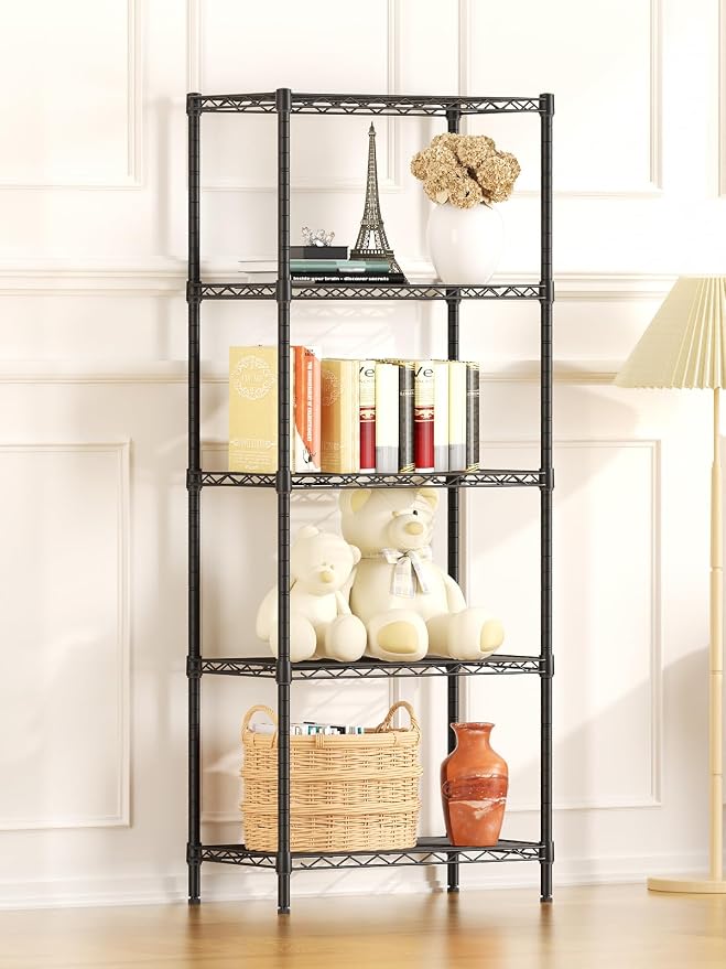 SINGAYE Shelf Wire Shelving Adjustable Storage Shelves Rack Standing Units - Image 5