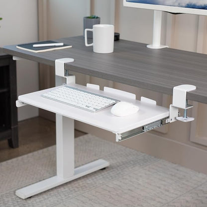 VIVO Small Keyboard Tray, Under Desk Pull Out - Image 2
