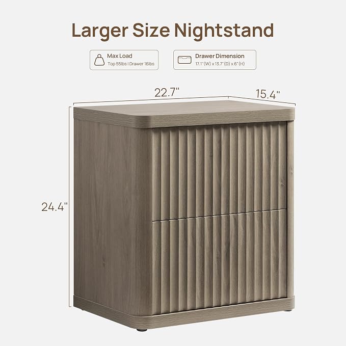 SICOTAS Night Stand Nightstand - Image 2