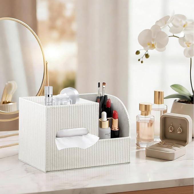 Modern PU Leather Cube Tissue Box Cover - Image 6