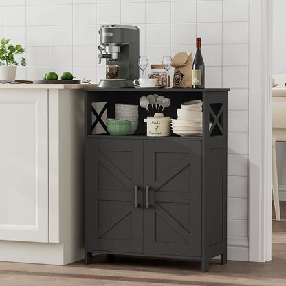 Homhedy Farmhouse Bathroom Storage Cabinet - Image 7