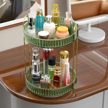 GTI 360°Rotating Makeup Organizer, 2 Tier Bathroom Counter Organizer, Large - Image 7