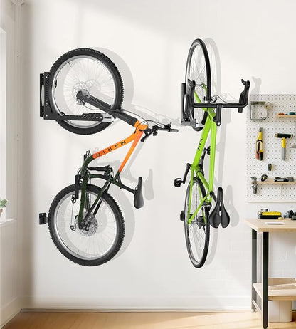 Swivel Bike Wall Mount, Space Saving Bike Rack Garage, No Heavy Lifting - Image 2