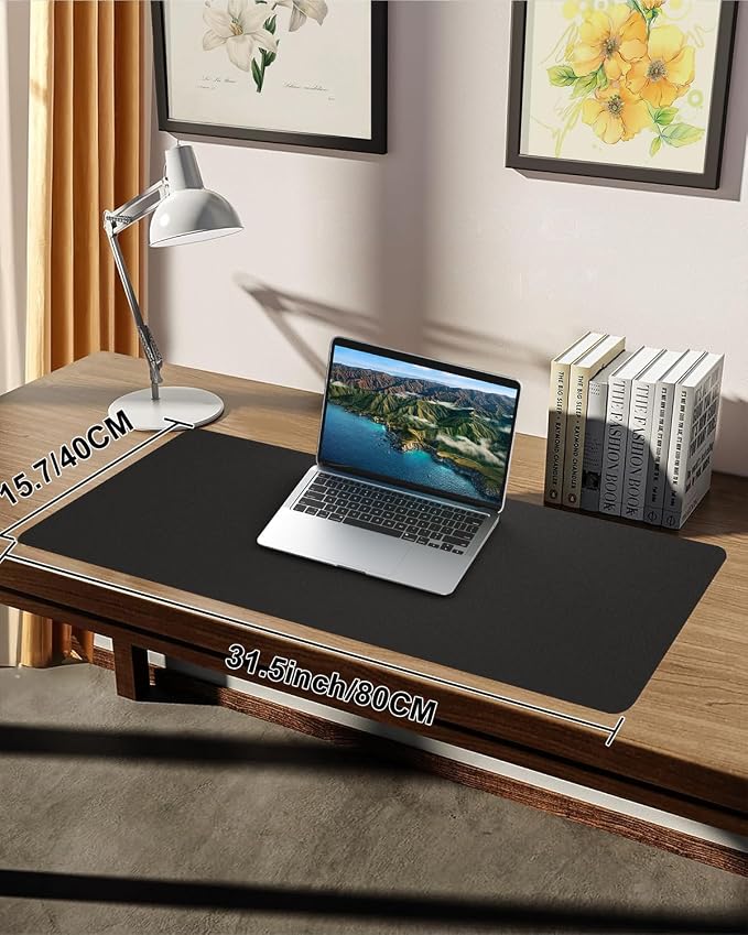 Leather Desk Pad Protector, Small Desk Mat, Office Desk mat, Computer and - Image 7
