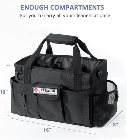 Large Cleaning Caddy for Cleaning Suppliers Organizer, Wearable Cleaing Bag - Image 5