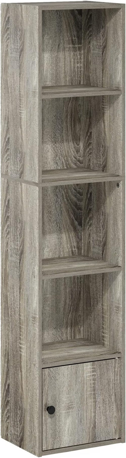 Furinno LUDER Book Shelf, 5-Tier Modern Bookshelf, Bookcase - Image 6