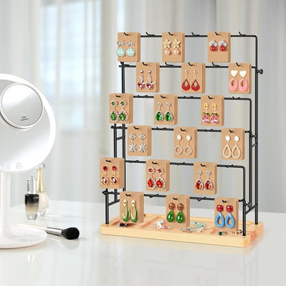Jewelry Display for Vendors, 36 Hooks Earring Display Stands for Selling - Image 6