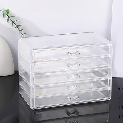Space Saving Acrylic Cosmetic Storage Drawers Multi Drawers Acrylic Organizer - Image 3