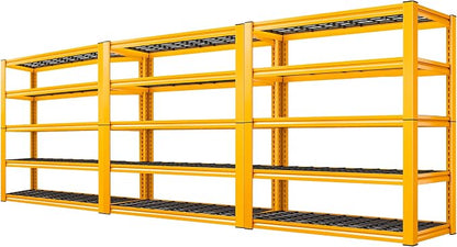 REIBII Garage Shelving Load 3000LBS, 5-Tier Storage Shelves, Adjustable Heavy by REIBII