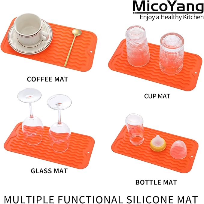 Silicone Dish Drying Mat for Multiple Usage, Easy clean, Eco-friendly, - Image 3