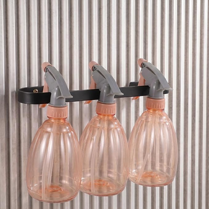Spray Bottle Holder Wall Mount 10 Inches Wall Mounted Spray Bottle Storage Rack - Image 5