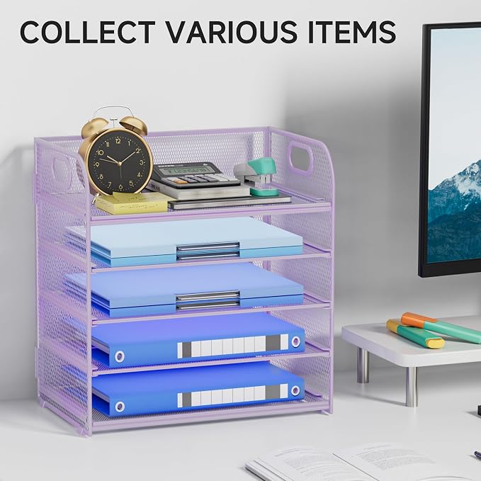 5-Tier Stackable Paper Organizer - Image 7