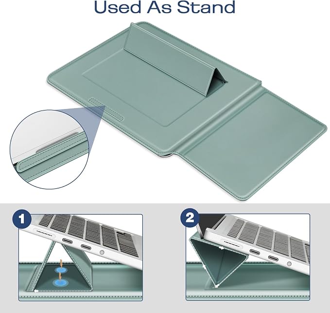 Fintie Sleeve Case for MacBook Air 13.6 A3240 A3113 A2681, Pro 14 A3434 A3401 - Image 4
