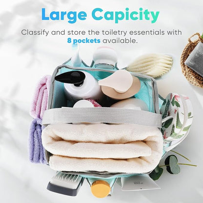 EUDELE 2 Pack Mesh Shower Caddy Portable - Image 2