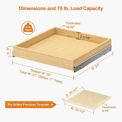 ALINE FURNITURE Pull Out Drawers - Image 3