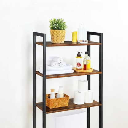 HOOBRO Over The Toilet Storage, 3-Tier Bathroom Organizer Shelf Over Toilet - Image 6