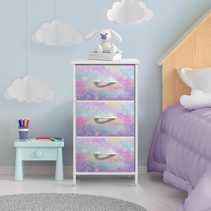 Sorbus Nightstand with 3 Drawers - Image 2