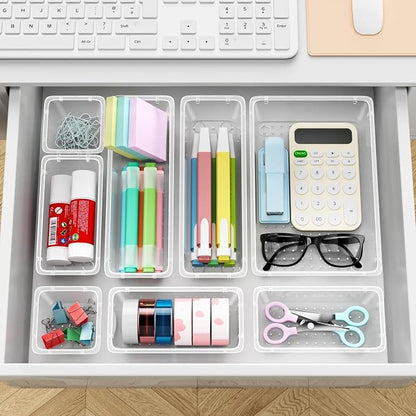 ElegantArray 12 PCS Drawer Organizer Set, 4 Sizes Tool Storage Trays, - Image 6