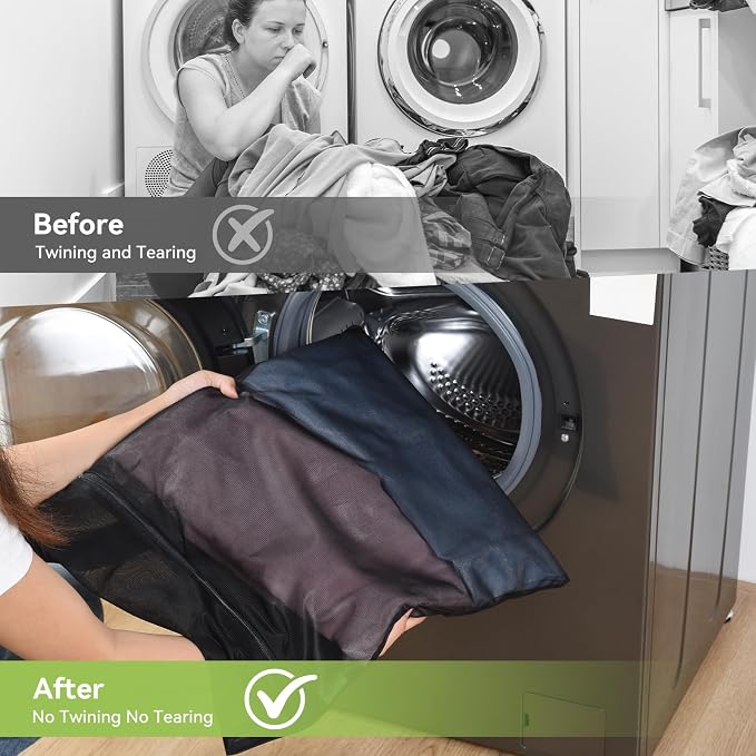 OTraki 2 Pack Durable Mesh Laundry Bags - Image 8