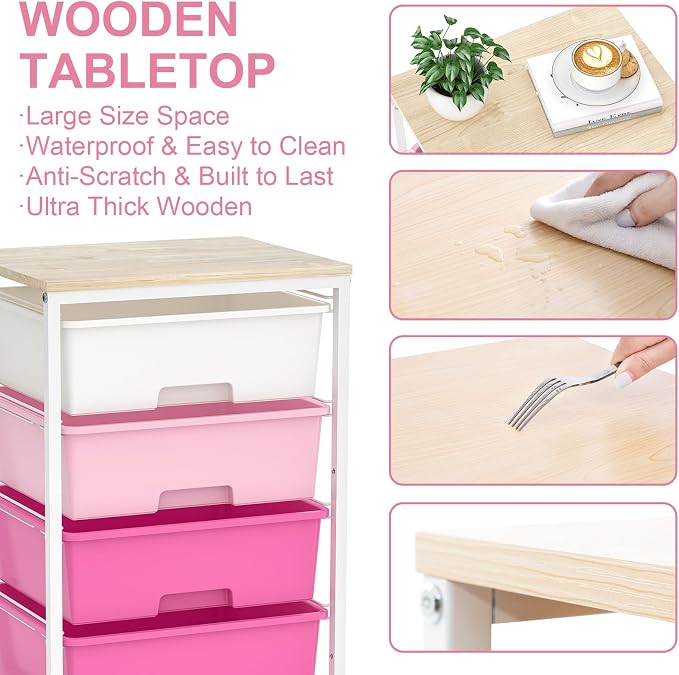 Utility-Rolling-Craft-Storage-Cart-Organizer - Image 5