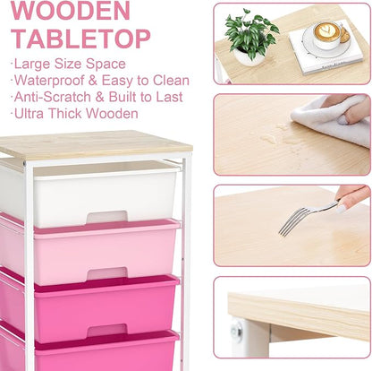 Utility-Rolling-Craft-Storage-Cart-Organizer - Image 5