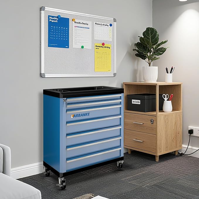 LARBANKE 7-Drawer Rolling Tool Chest - Image 2