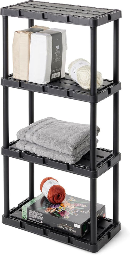 Gracious Living Light Duty Storage Shelves, Knect-A-Shelf 4-Shelf Ventilated - Image 9