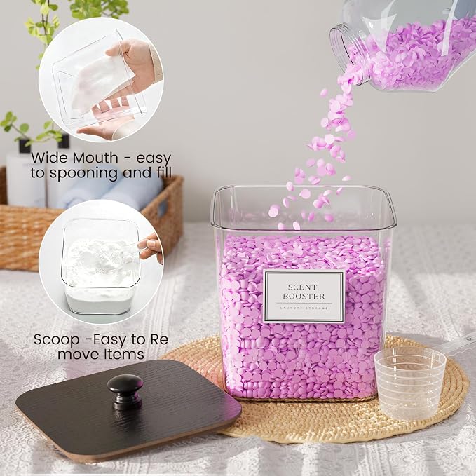 Laundry Pods Storage Container, Detergent Powder Container, - Image 2