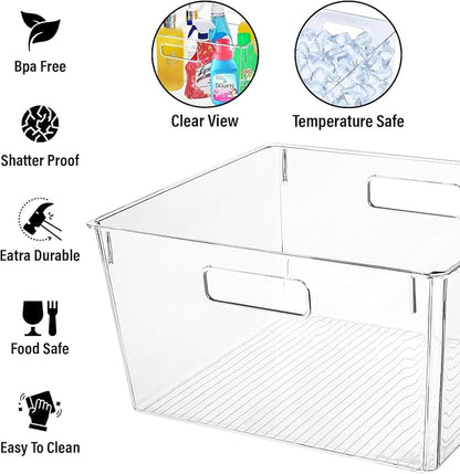 Clear Extra Large Plastic Storage Bins - Image 3
