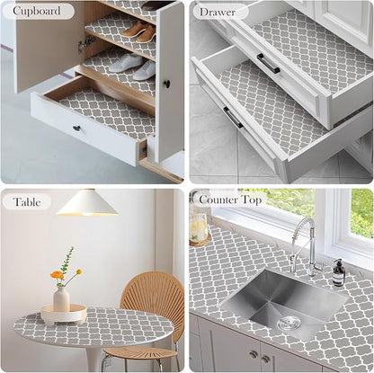 Drawer and Shelf Liner, Non-Slip Kitchen Cabinet Liners Non-Adhesive Thick - Image 9