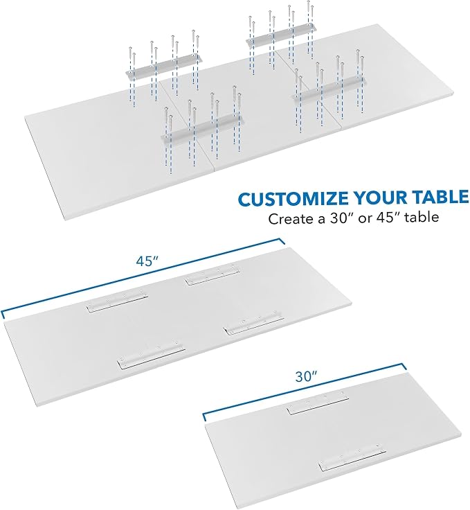 Mount-It! Heavy Duty Wall Mounted Drop Leaf Table, Folding Wall Mounted Desk - Image 8