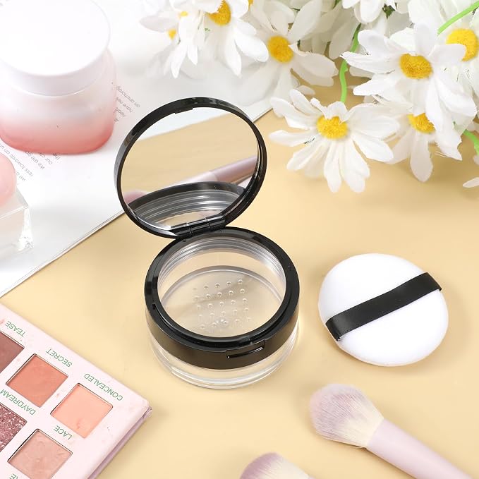 20g No Leaks Empty Reusable Plastic Loose Powder Container, Portable DIY Makeup - Image 6